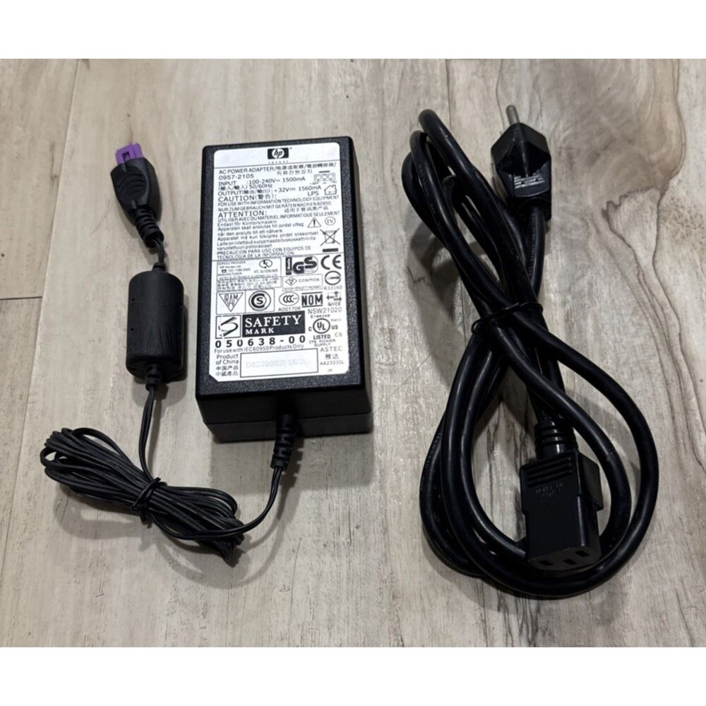 HP AC Adapter Charger HP Deskjet 6940 Printer 0957-2105 Power Supply Cord
